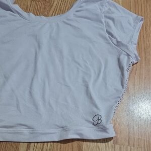 Bombshell Sportswear White Crop Top